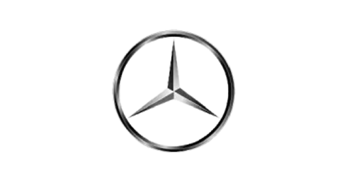 Mercedes logga som är vår partner för ac service Uppsala